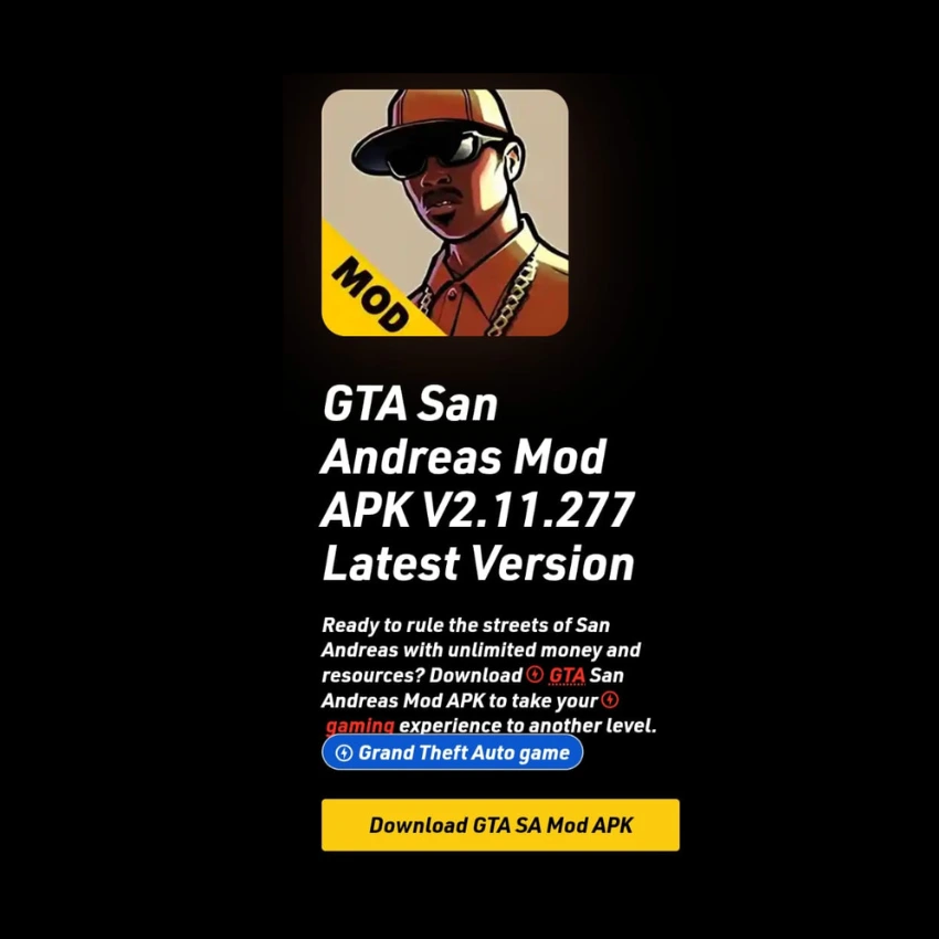 Gta San Andreas Mod Apk